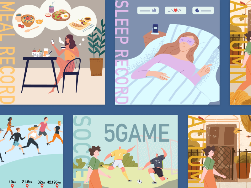 健康系アプリ内バナー